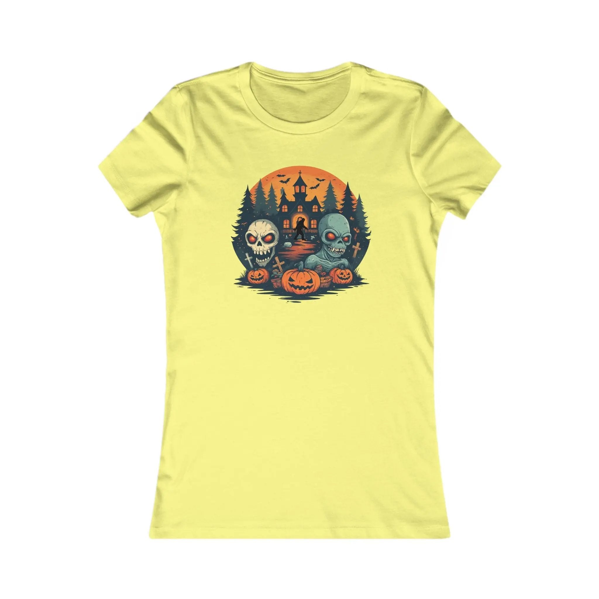 Halloween Graphic Tee – Women's Favorite Tee, Spooky Autumn Shirt, Halloween Party & Casual Wear, Gift for Her Printify