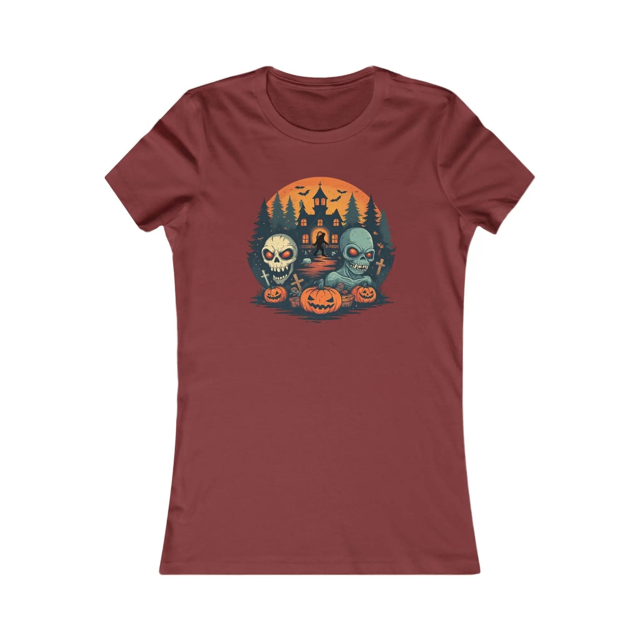 Halloween Graphic Tee – Women's Favorite Tee, Spooky Autumn Shirt, Halloween Party & Casual Wear, Gift for Her Printify