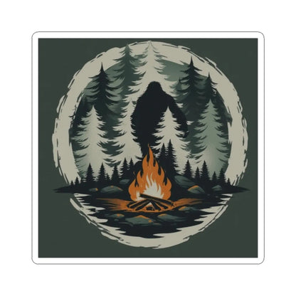 Outdoor Adventure Kiss-Cut Stickers – Nature & Bigfoot Artwork, Camping Gifts, Travel Mementos, Wilderness Stickers - Squatch Wear