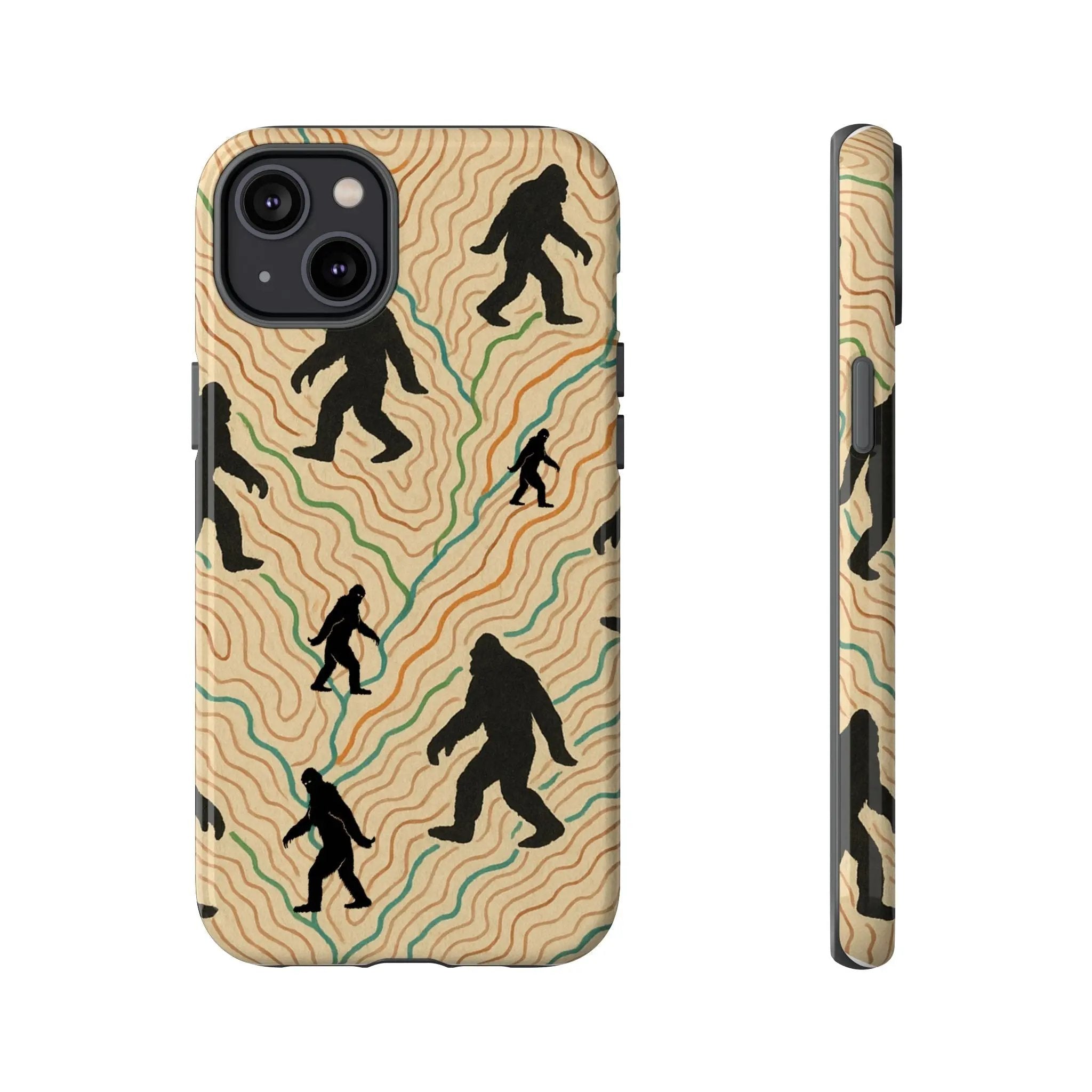 Bigfoot Phone Case – Durable Adventure Phone Case, Unique Nature Lover Gift, Outdoor Accessories Printify