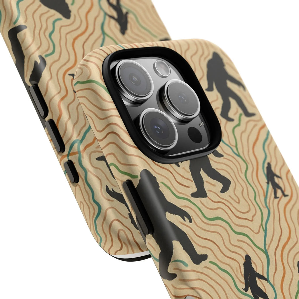 Bigfoot Phone Case – Durable Adventure Phone Case, Unique Nature Lover Gift, Outdoor Accessories Printify