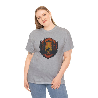 Nature-Inspired Adventure Tee – Unisex Cotton Camping & Outdoor Shirt, Perfect Gift for Nature Lovers Printify