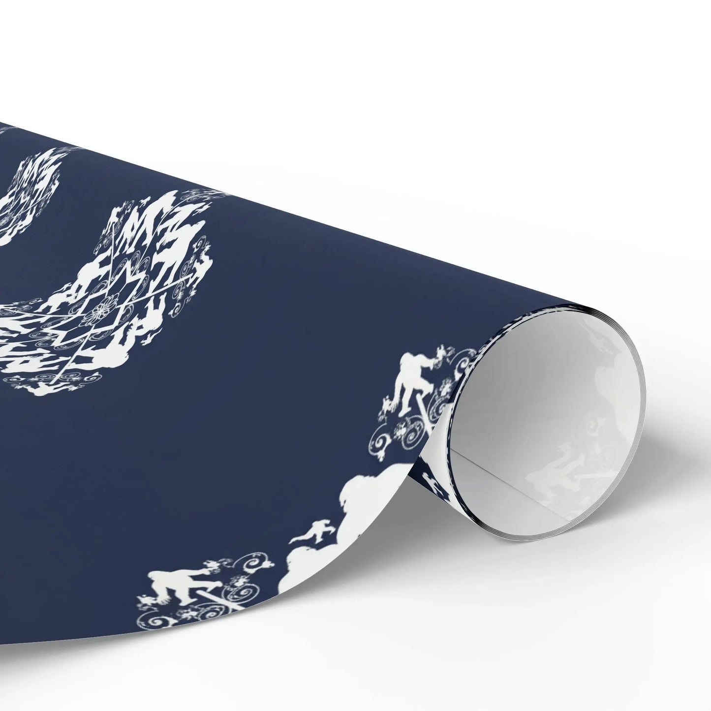 Bigfoot Snowflake Wrapping Paper – Festive Sasquatch Gift Wrap for Holidays & Christmas - Squatch Wear