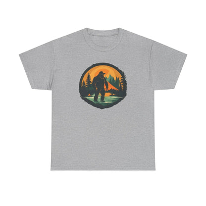 Bigfoot Adventure Tee – Unisex Cotton Shirt, Casual Outdoor & Wilderness Exploration Wear, Nature Lover Gift Printify