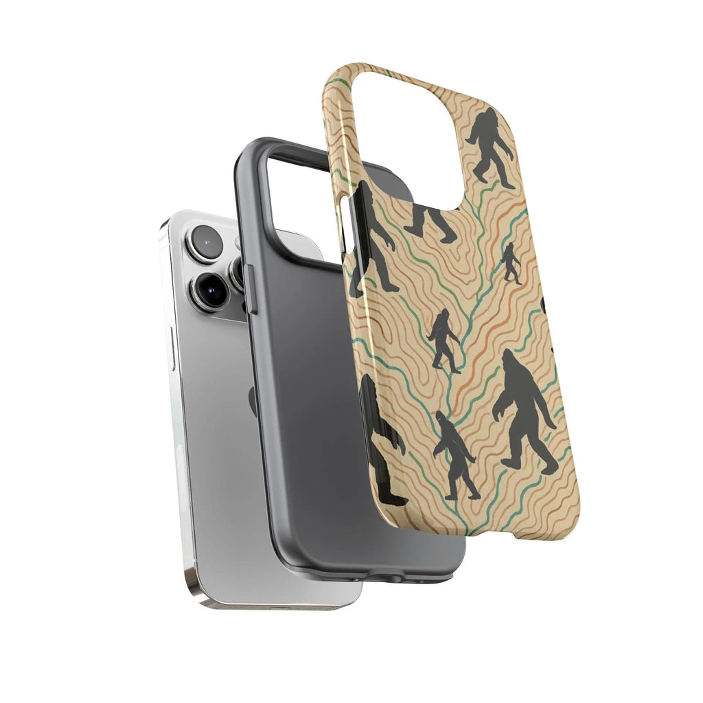 Bigfoot Phone Case – Durable Adventure Phone Case, Unique Nature Lover Gift, Outdoor Accessories Printify
