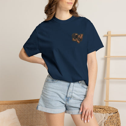 Patriotic Bigfoot Flag T-Shirt — American Sasquatch Graphic Tee