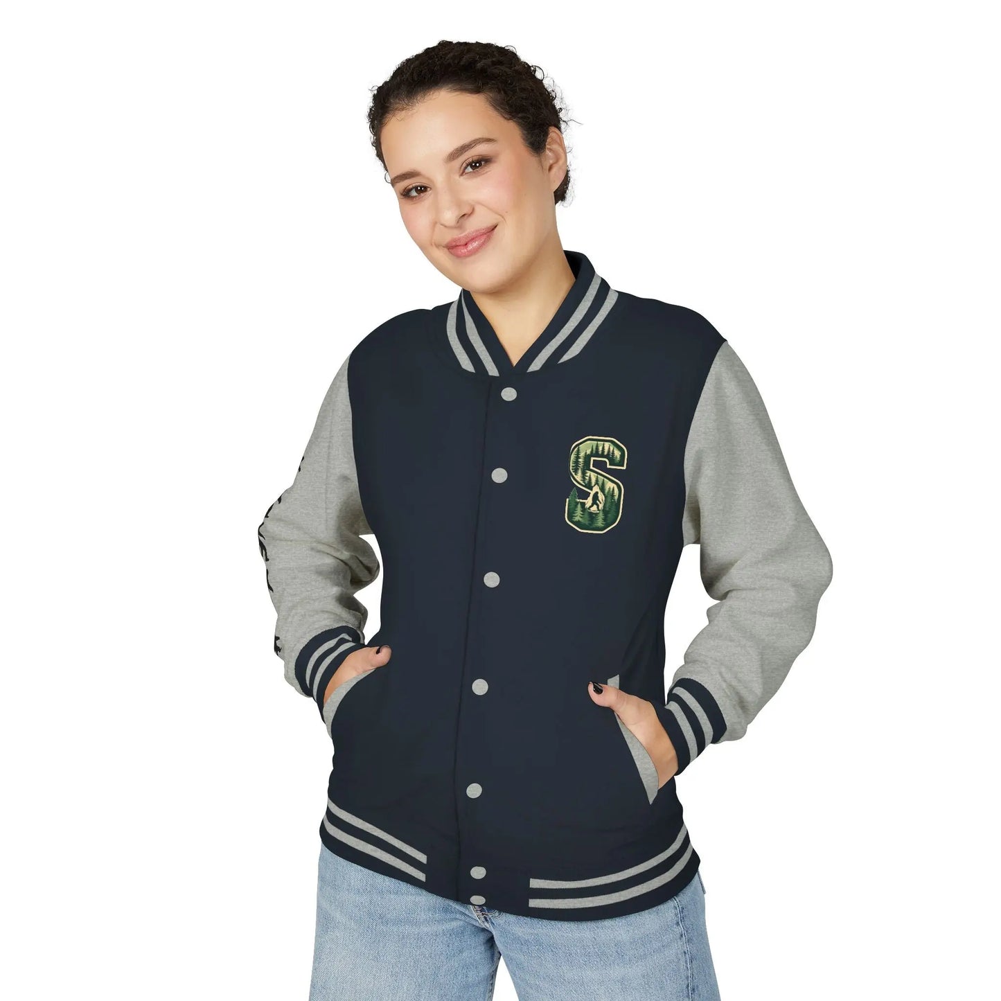Squatch Varsity Letterman Jacket Printify