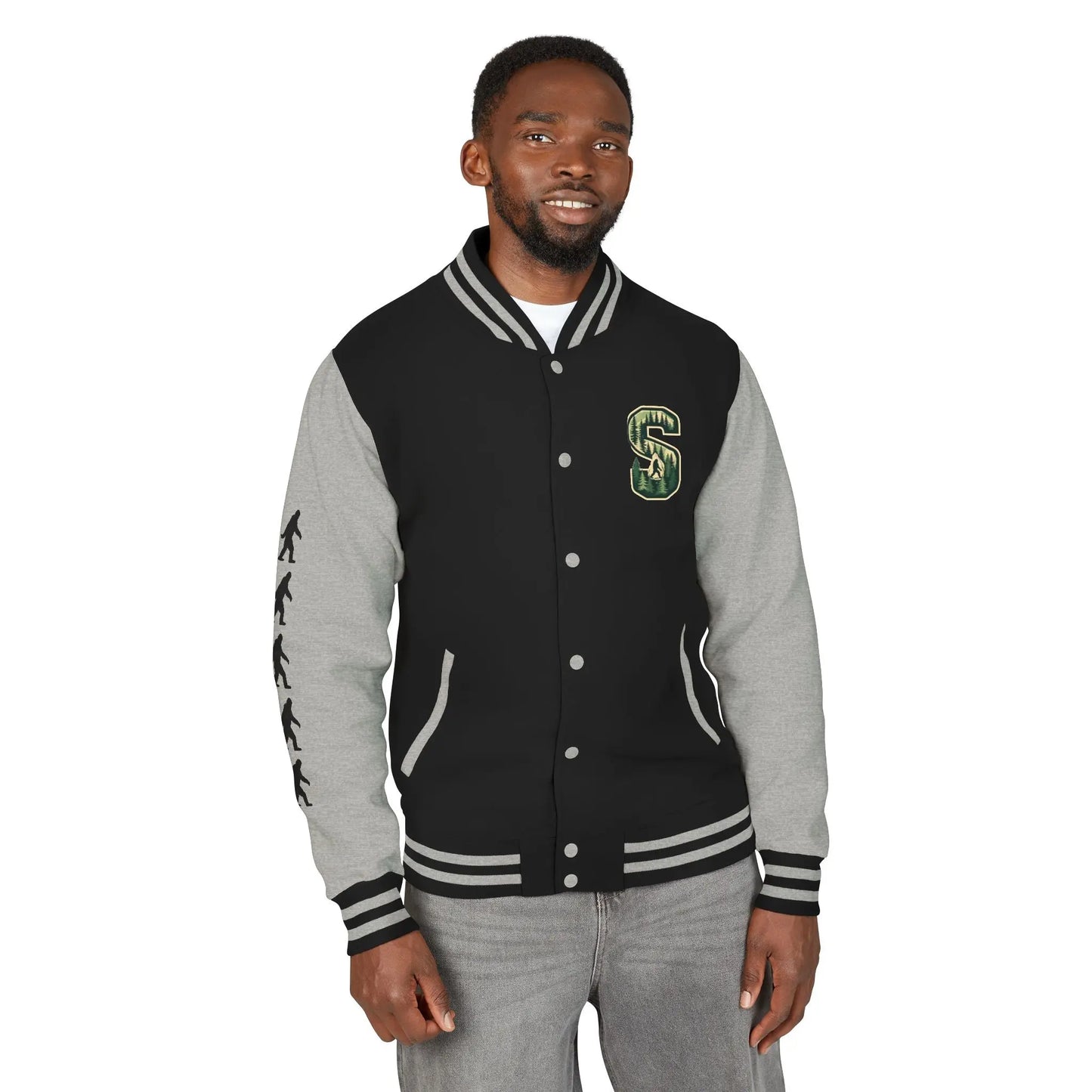 Squatch Varsity Letterman Jacket Printify