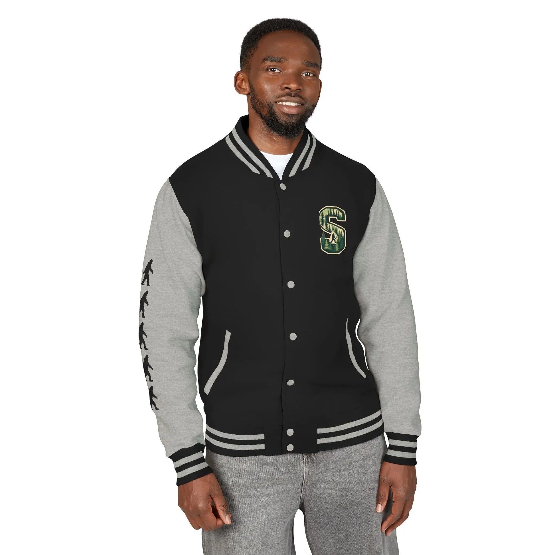Squatch Varsity Letterman Jacket Printify