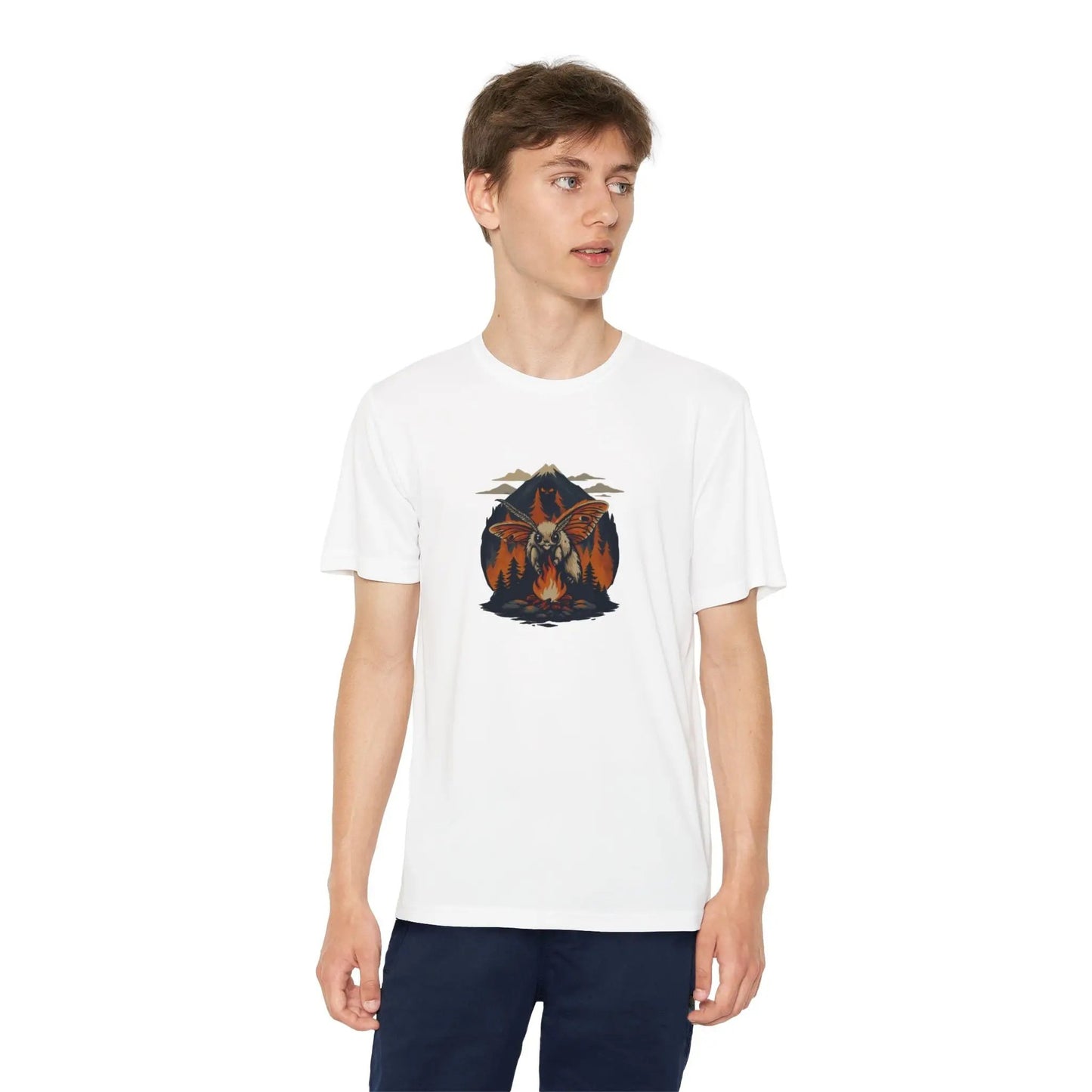 Youth Adventure Tee – Kids’ Mountain Design Outdoor & Hiking Shirt, Perfect Gift for Young Nature Lovers Printify