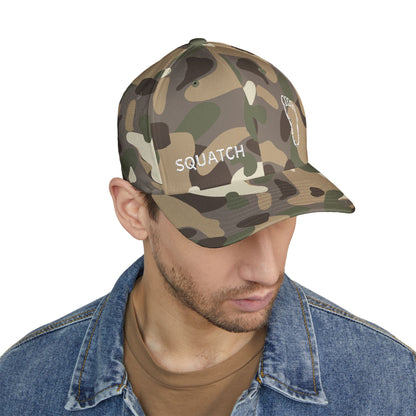 Embroidered Sasquatch Footprint – Classic Low-Profile Adventure Hat
