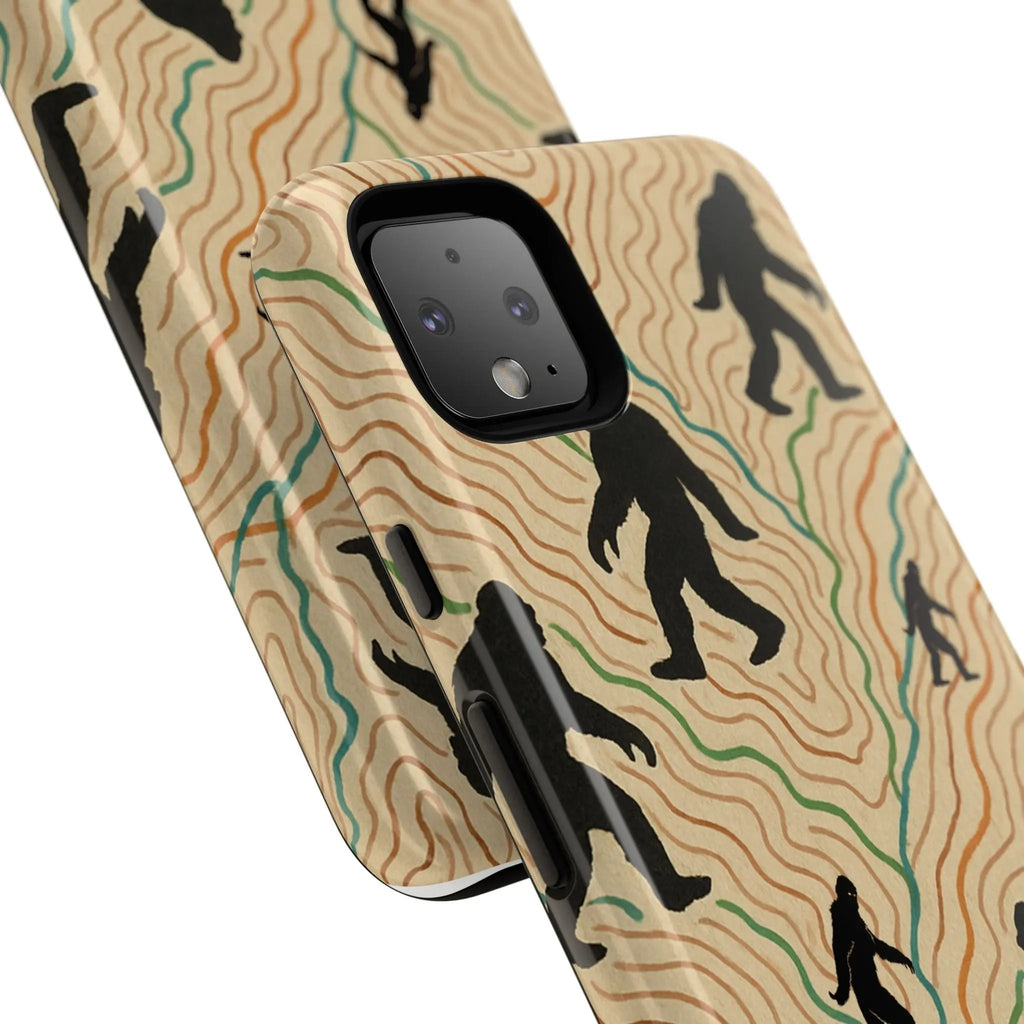 Bigfoot Phone Case – Durable Adventure Phone Case, Unique Nature Lover Gift, Outdoor Accessories Printify