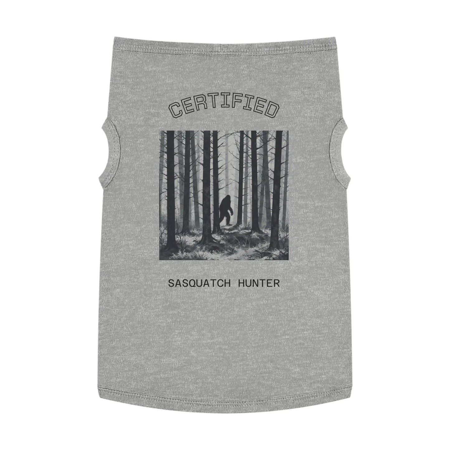 Certified Sasquatch Hunter Pet Tank Top Printify