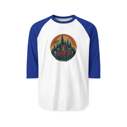 Forest Adventure Unisex Raglan Shirt – Campfire & Hiking Tee, Outdoor Lover Gift, Casual Nature Apparel - Squatch Wear
