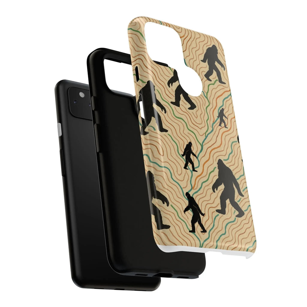 Bigfoot Phone Case – Durable Adventure Phone Case, Unique Nature Lover Gift, Outdoor Accessories Printify