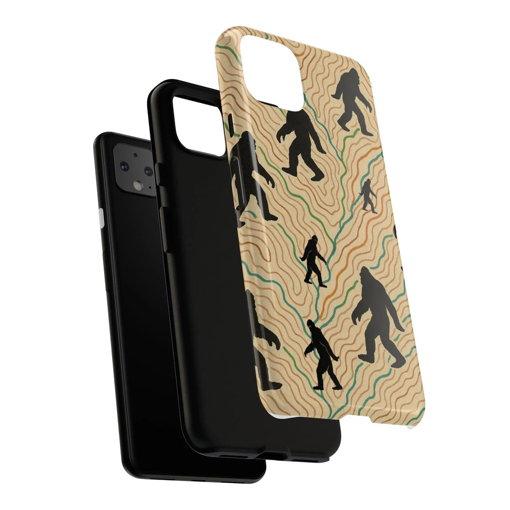 Bigfoot Phone Case – Durable Adventure Phone Case, Unique Nature Lover Gift, Outdoor Accessories Printify