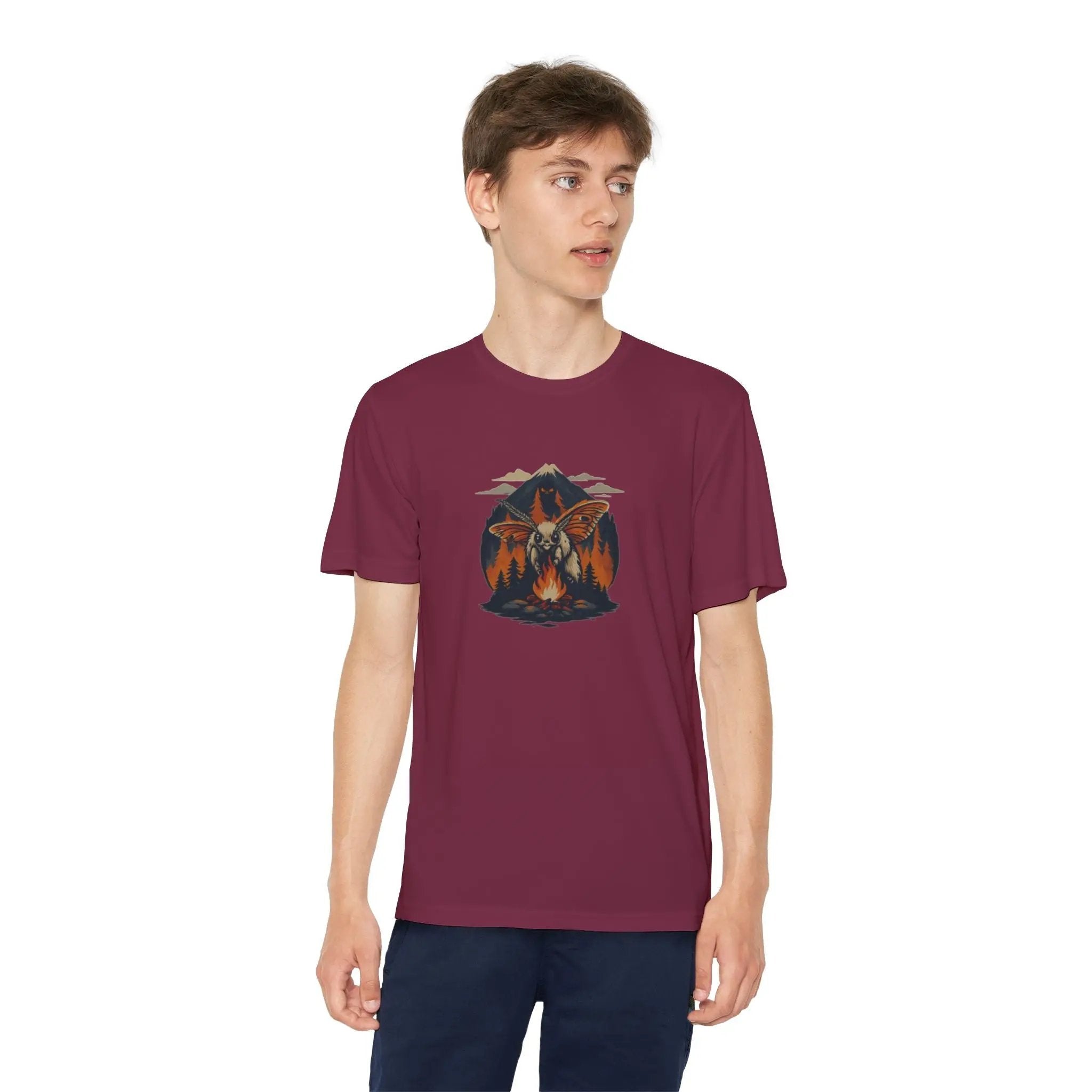 Youth Adventure Tee – Kids’ Mountain Design Outdoor & Hiking Shirt, Perfect Gift for Young Nature Lovers Printify
