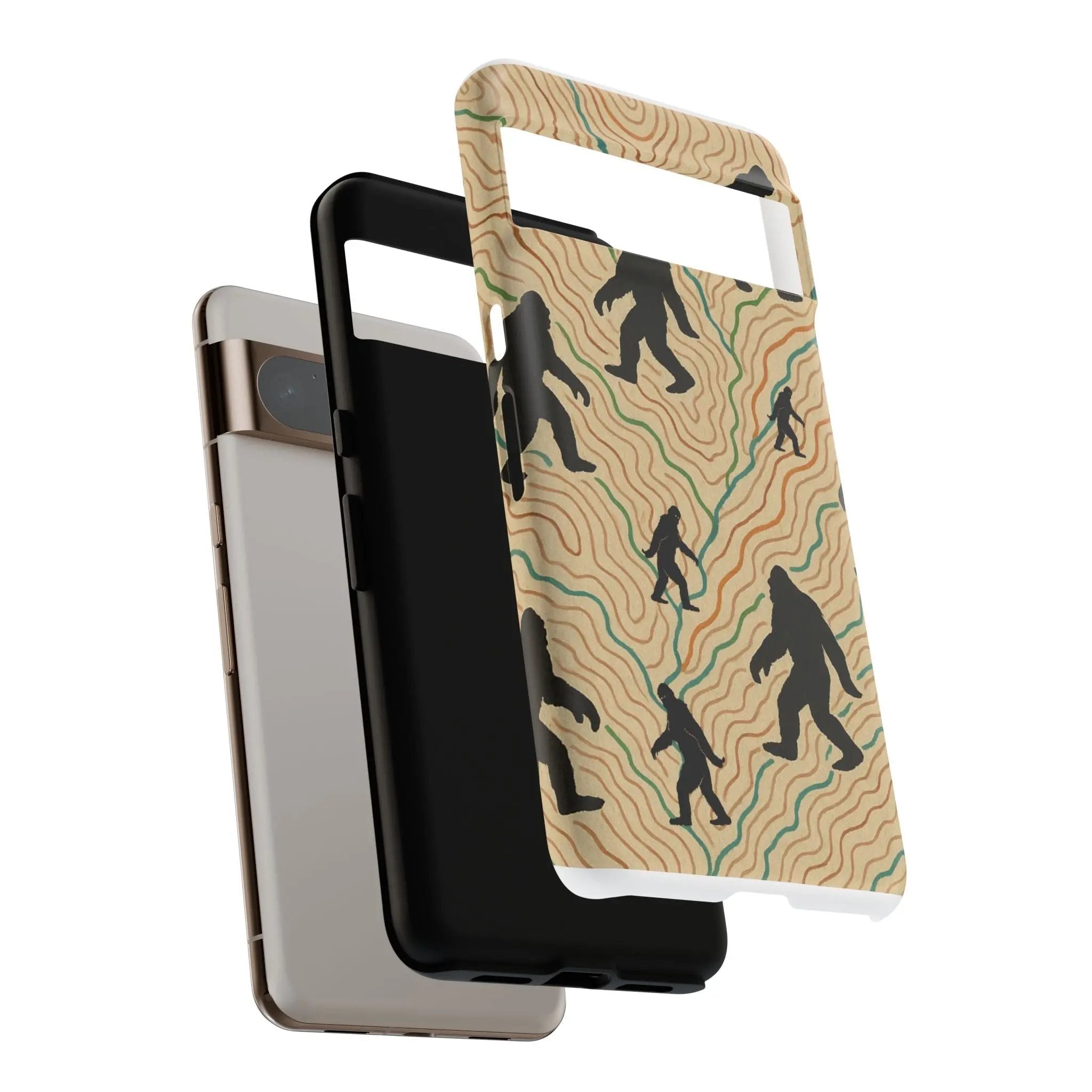 Bigfoot Phone Case – Durable Adventure Phone Case, Unique Nature Lover Gift, Outdoor Accessories Printify