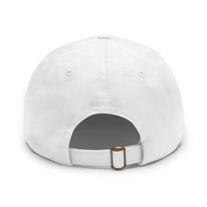 Outdoor Adventure Dad Hat – Leather Patch Cap, Casual Sun Protection, Unique Gift for Dads & Camping Enthusiasts Printify