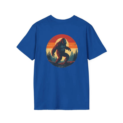 Bigfoot Sunset Tee — vintage outdoors graphic, soft all‑day comfort