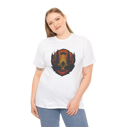Nature-Inspired Adventure Tee – Unisex Cotton Camping & Outdoor Shirt, Perfect Gift for Nature Lovers Printify